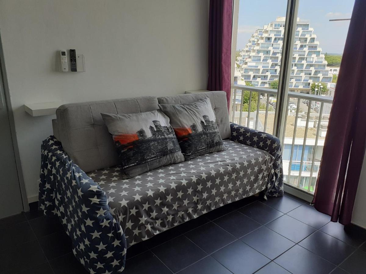 Grand studio avec vue mer à la Grande Motte - CLIM WIFI La Grande-Motte Exterior foto